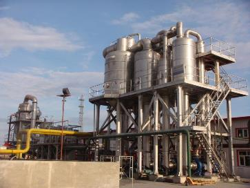 Forced circulation evaporator