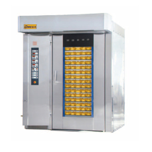 Rotary rack ovens