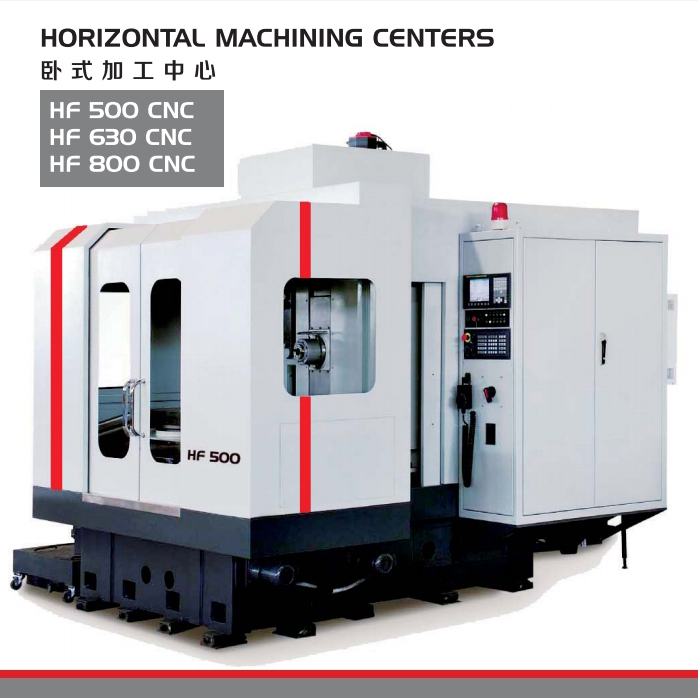 HORIZONTAL MACHINING CENTERS HF 500/630/800