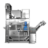 Potato and carrot peeling production line