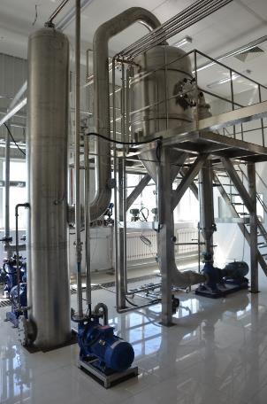 Forced circulation evaporator