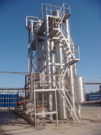 Falling film evaporator