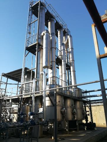 Falling film evaporator