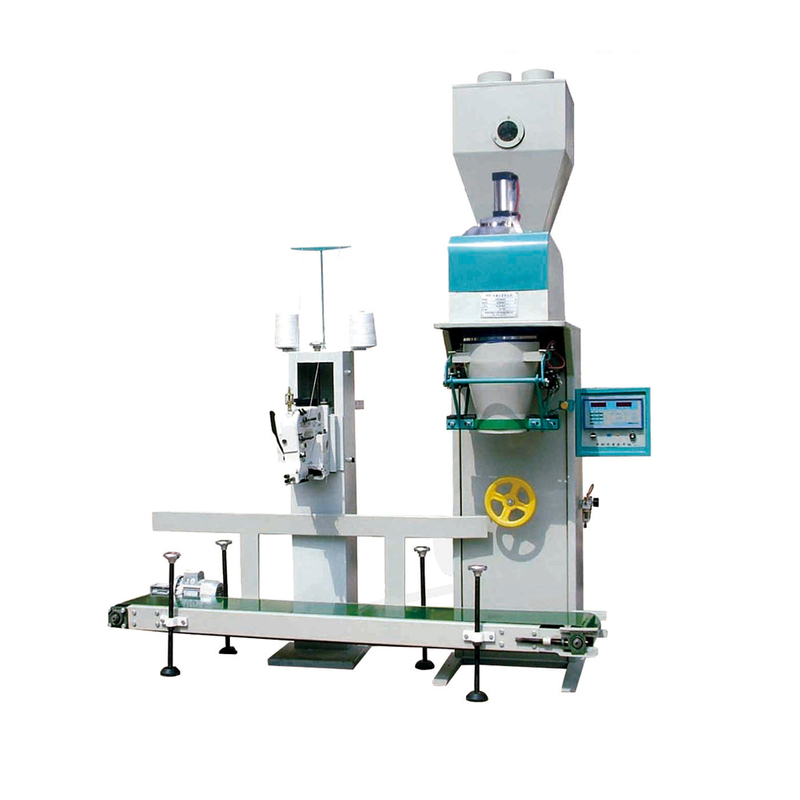 Microcomputer controlled weighing package bag closer